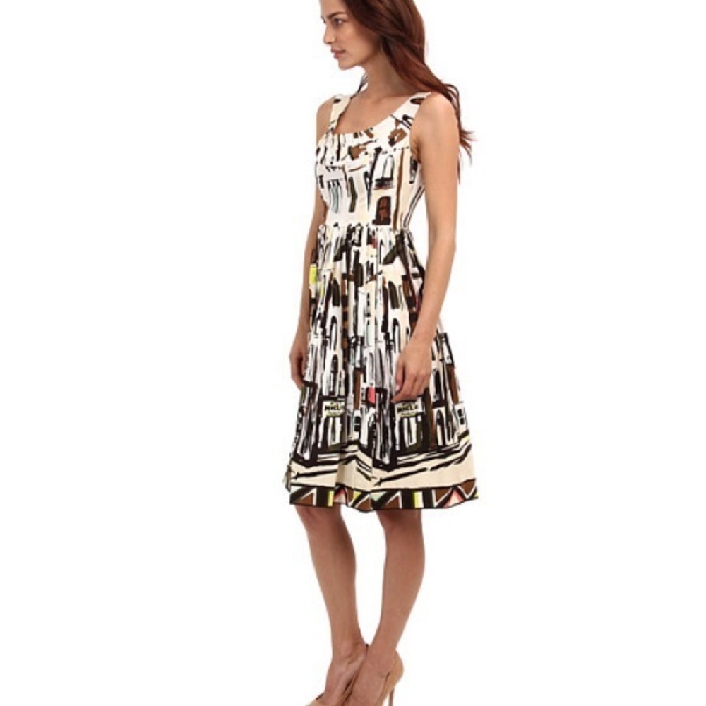 Kate Spade Havana Print Sleeveless Dress